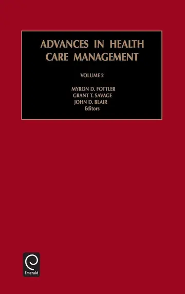 Cover of Advances in Health Care Management