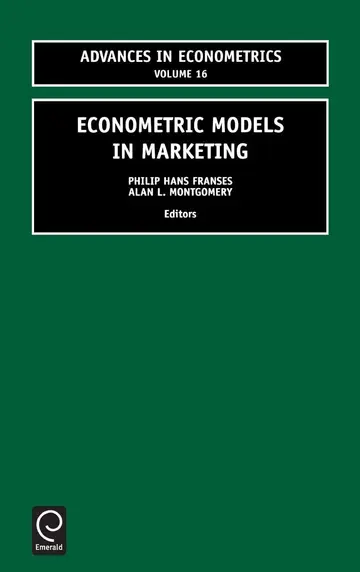 Cover of Econometric Models in Marketing