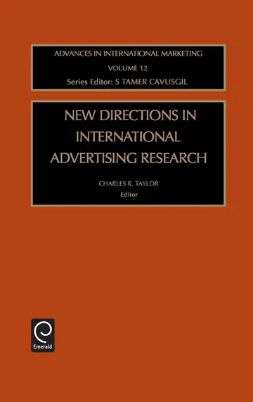 Cover of New Directions in International Advertising Research