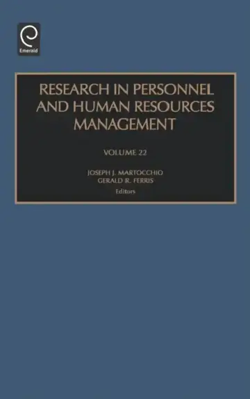Cover of Research in Personnel and Human Resources Management