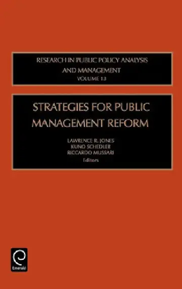 Cover of Strategies for Public Management Reform