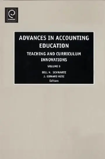Cover of Advances in Accounting Education