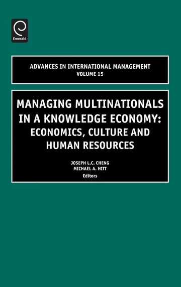 Cover of Managing Multinationals in a Knowledge Economy