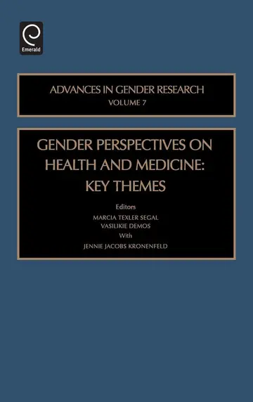 Cover of Gender Perspectives on Health and Medicine Vol 7 Key Thems