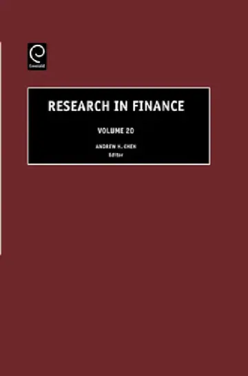 Cover of Research in Finance