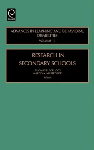 Cover of Research in Secondary Schools