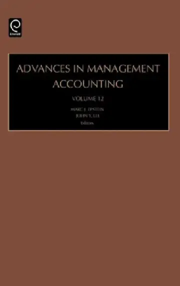 Cover of Advances in Management Accounting