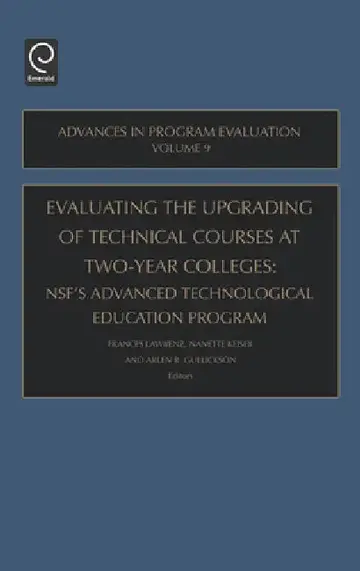 Cover of Evaluating the Upgrading of Technical Courses at Two-Year Colleges