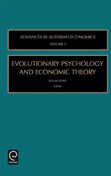 Cover of Evolutionary Psychology and Economic Theory