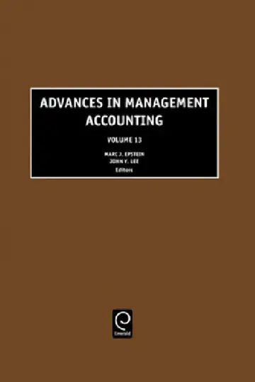 Cover of Advances in Management Accounting