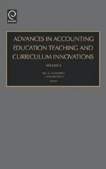 Cover of Advances in Accounting Education