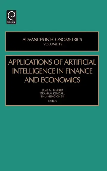 Cover of Applications of Artificial Intelligence in Finance and Economics