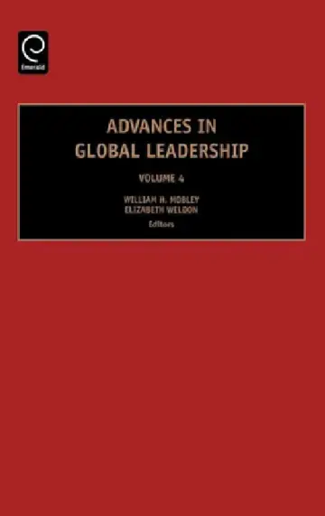 Cover of Advances in Global Leadership