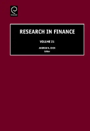 Cover of Research in Finance