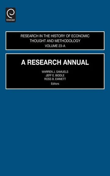 Cover of A Research Annual