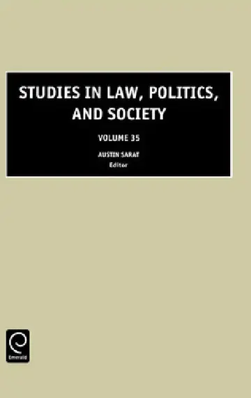 Cover of Studies in Law, Politics and Society