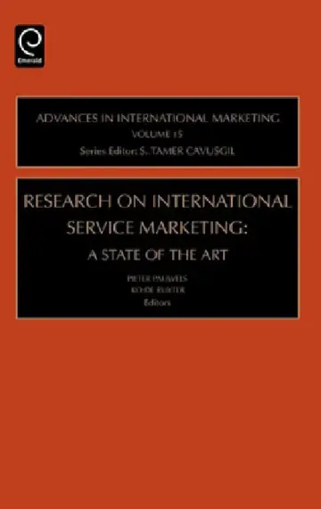 Cover of Research on International Service Marketing