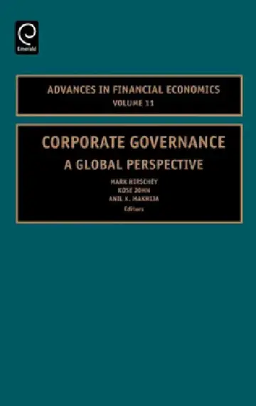 Cover of Corporate Governance