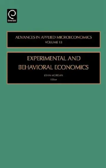 Cover of Experimental and Behavorial Economics
