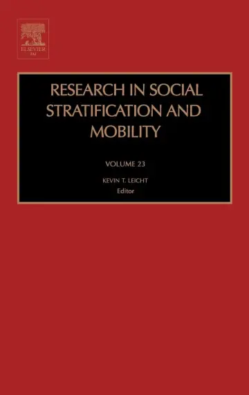 Cover of Research in Social Stratification and Mobility