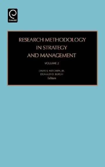Cover of Research Methodology in Strategy and Management