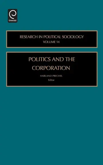 Cover of Politics and the Corporation