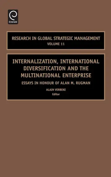 Cover of Internalization, International Diversification and the Multinational Enterprise