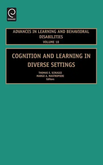 Cover of Cognition and Learning in Diverse Settings