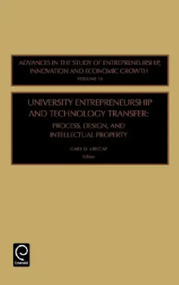 Cover of University Entrepreneurship and Technology Transfer