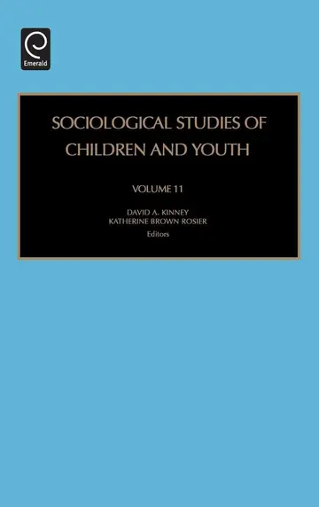 Cover of Sociological Studies of Children and Youth