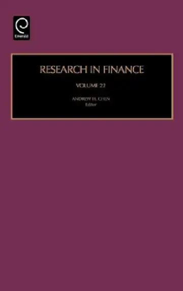 Cover of Research in Finance
