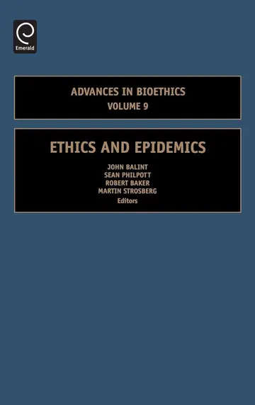 Cover of Ethics and Epidemics