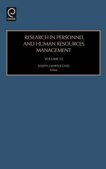 Cover of Research in Personnel and Human Resources Management