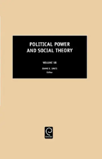 Cover of Political Power and Social Theory
