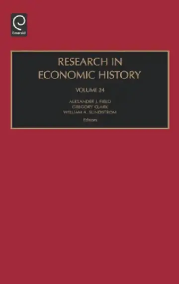 Cover of Research in Economic History