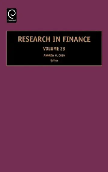Cover of Research in Finance