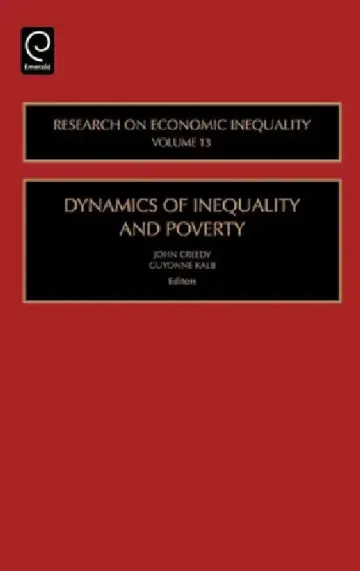 Cover of Dynamics of Inequality and Poverty