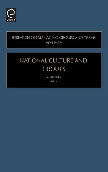 Cover of National Culture and Groups