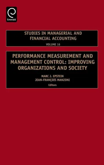 Cover of Performance Measurement and Management Control