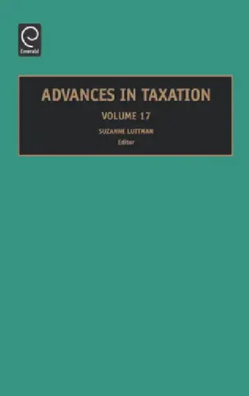 Cover of Advances in Taxation, Volume 17