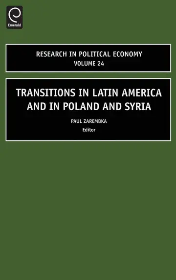 Cover of Transitions in Latin America and in Poland and Syria