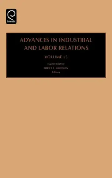 Cover of Advances in Industrial and Labor Relations, Volume 15