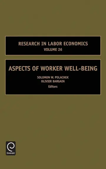 Cover of Aspects of Worker Well-Being