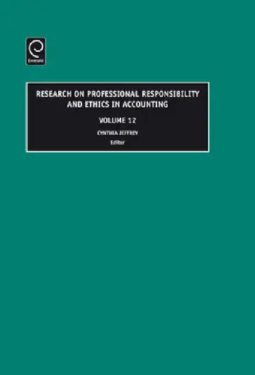 Cover of Research on Professional Responsibility and Ethics in Accounting, Volume 12