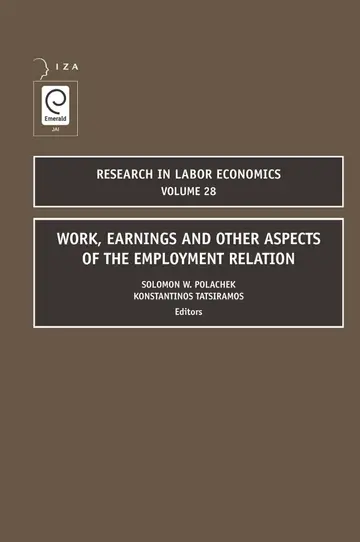 Cover of Work, Earnings and Other Aspects of the Employment