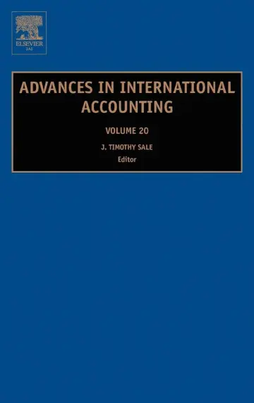 Cover of Advances in International Accounting
