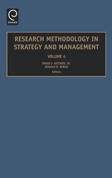 Cover of Research Methodology in Strategy and Management
