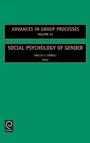 Cover of Social Psychology of Gender
