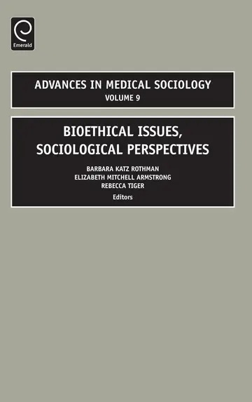 Cover of Bioethical Issues