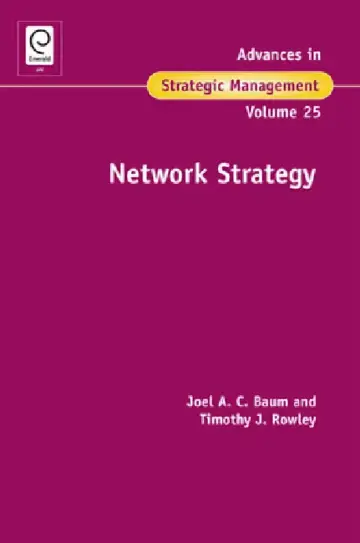 Cover of Network Strategy